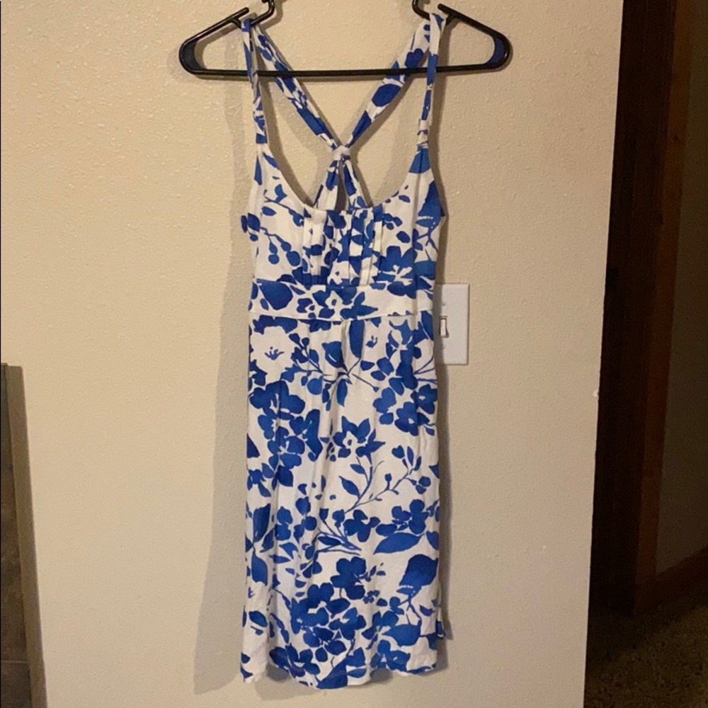 Blue and white American Eagle dress